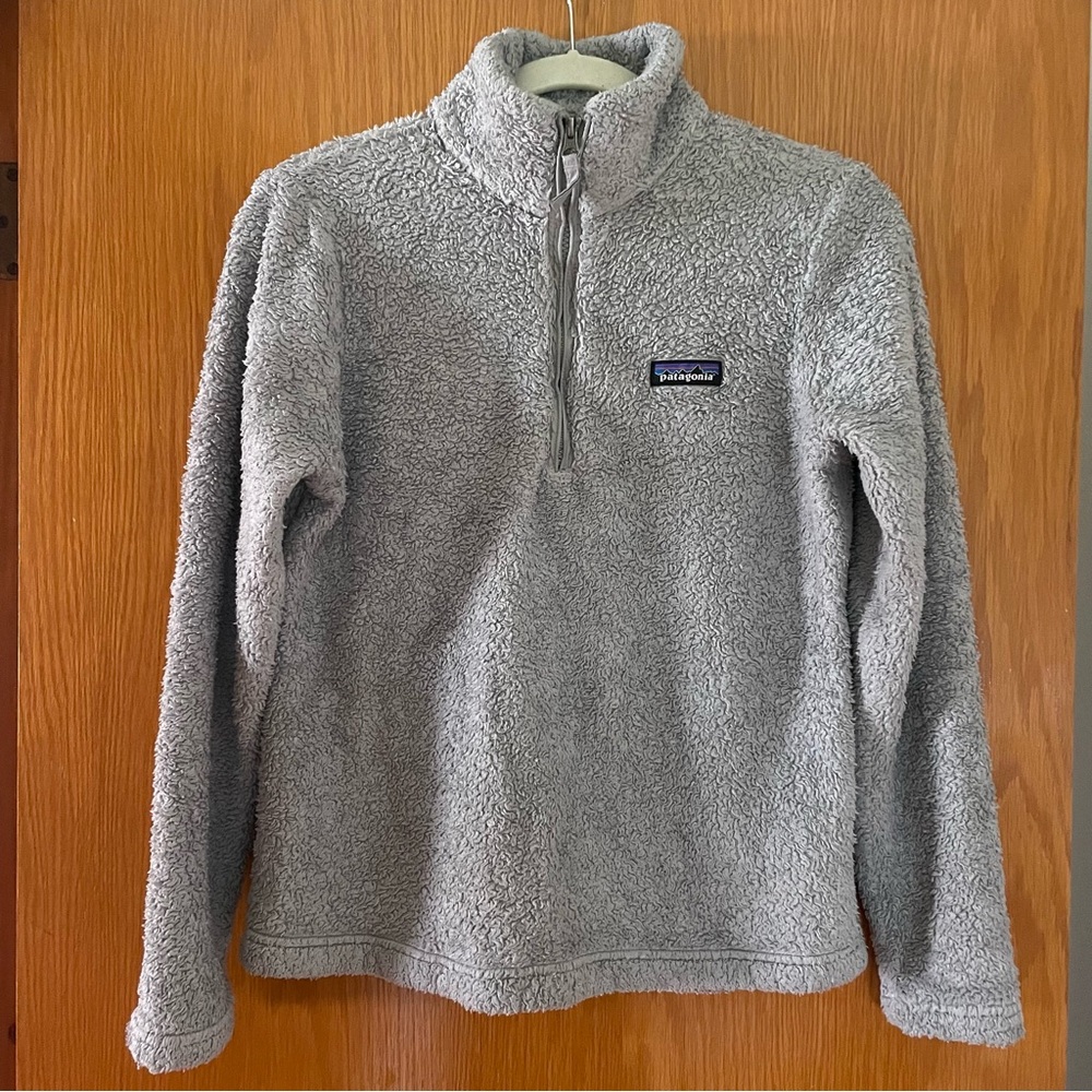 Patagonia Grey Quarter Zip Pullover